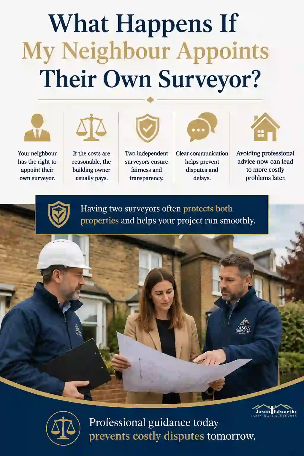 What Happens If My Neighbour Appoints Their Own Surveyor Ditton ?