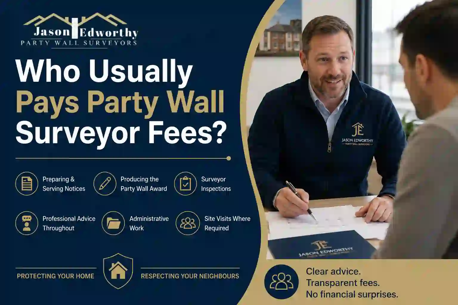 Who Usually Pays Party Wall Surveyor Fees Ditton ?